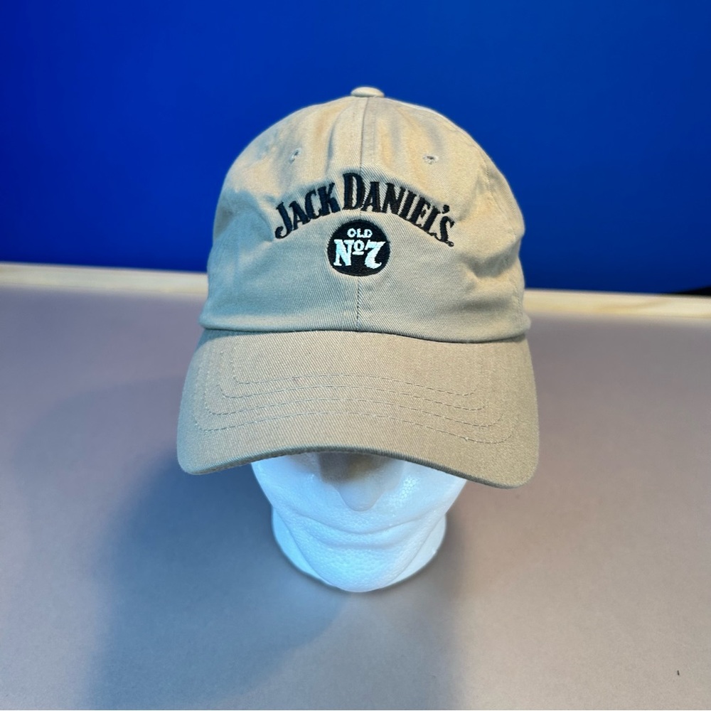 Jack Daniels Old No7 Men's Baseball Cap Hat Beige Khaki